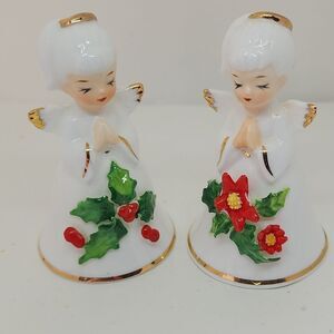 2 Napcoware Bone china Angel Bells